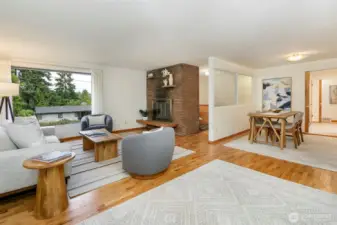 This Broadview Northwest Seattle home features light-filled living spaces.