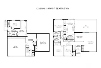Desirable floor plan in this Northwest Seattle Broadview home.