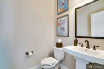 Main floor powder room