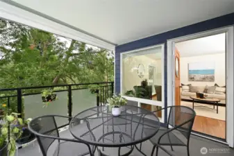 Large covered deck!