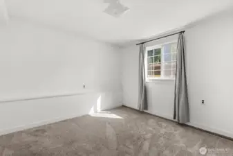 Third bedroom located on the finished lower level.