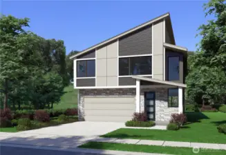 Plans & elevations are artist renderings only; may not accurately represent the actual condition of a home as constructed.  May contain options, colors, or features which are not standard.