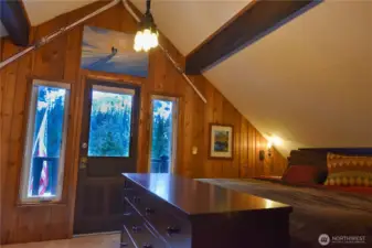 Primary suite with deck