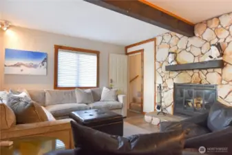 Lower level living room