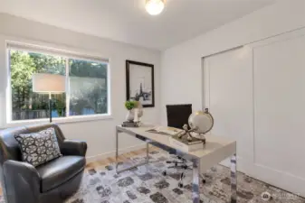 Main floor bedroom or office