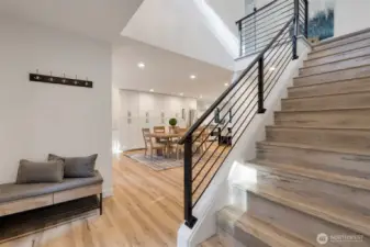 Stairway to second floor