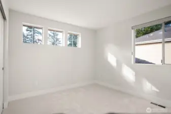 4th Bedroom with lots of natural light