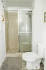 Large shower in guest bath