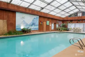 Massive 25X50 indoor heated pool!