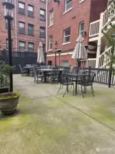 Patio outside Unit #0