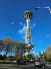 Space Needle nearby Seattle Center