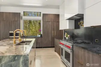 Photo of adjacent, completed home (lot 3) kitchen for representation purposes only.