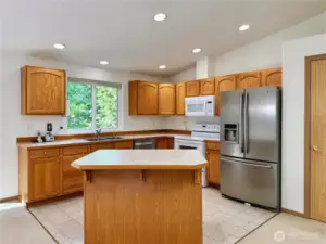 Island with eating space