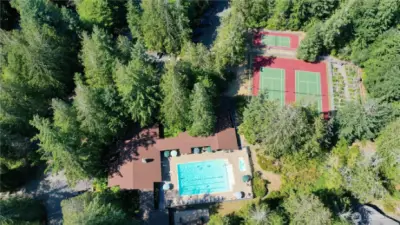 Community Pool and Tennis Courts