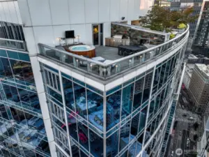 you own private roof deck