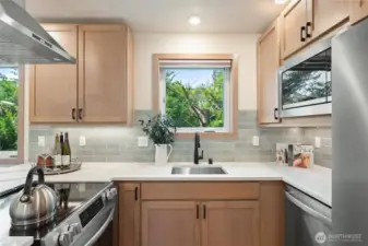 You will love and admire the craftsmanship of this kitchen and the entire home.