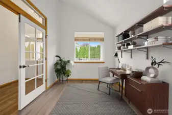 Den/Office - Virtually Staged
