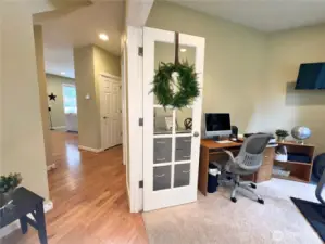 Office near front entry way