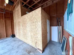 Additional storage room.