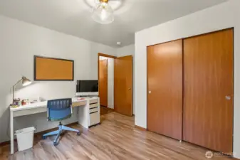 Main floor bedroom/office.