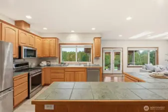 Plenty of counter space!