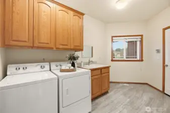 Utility Room leading to garage.