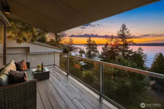 Expansive deck with over 1,500 square feet.. ideal for entertaining or enjoying the outdoors