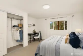 This is the 4th bedroom, it's on the lower level and fits a king bed.