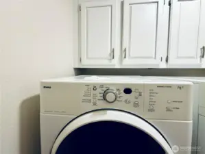 Laundry room with washer and dryer convey with the home