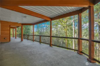 Lower Level Patio with Entrance