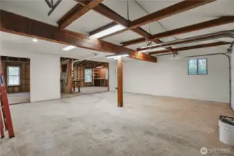 Interior Detached Garage + Workshop
