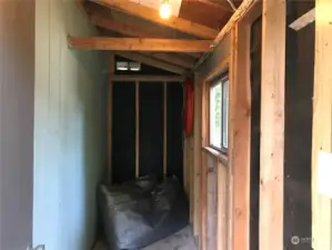 Extra storage shed