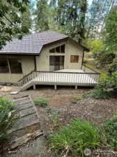 Large, Newly Painted Deck