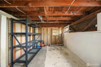 Basement storage area