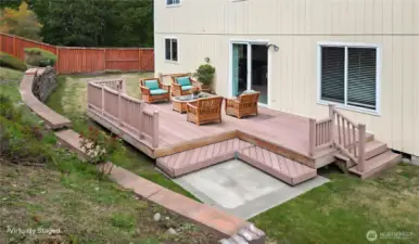 Trex Deck Beautiful Yard