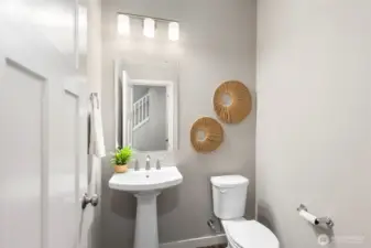 Half bath on Main.