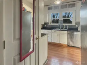 Large pantry on the other side of this door.