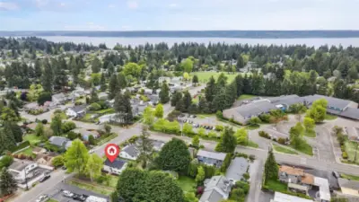 location near waterfront