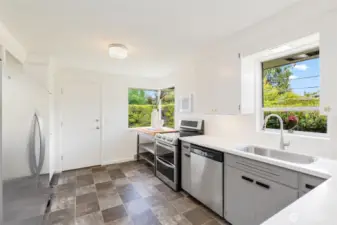 Roomy kitchen