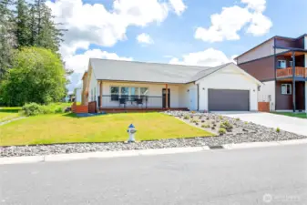 This home sits in newer neighborhood