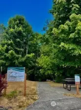 A park in the neighborhood