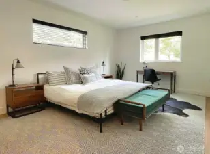 Master bedroom main floor