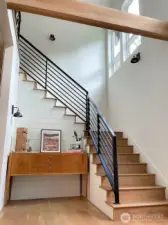 Staircase from entry