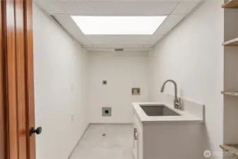 Laundry room basement level