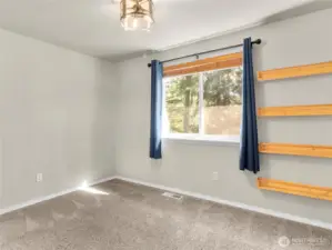 Additional third bedroom offers flexibility for an office, nursery, or hobby room.