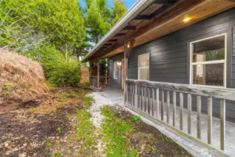 Large covered front porch