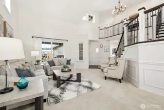 From the floor, to the walls, windows, staircase and ceiling, nothing was left to chance in this beautifully designed home.