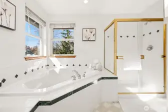 Let the daylight in to brighten your in-home spa-like experience!