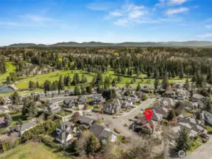 Planted in the perfect spot, surrounded by so much beauty ... and such a great neighborhood for walking!