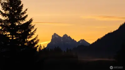 Sunrise view from the deck